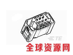 AMP连接器 - 连接器护套2-967616-1图1
