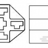继电器、接触器和开关 - 继电器插座VCF4-1001
