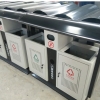 重庆何埂镇垃圾桶厂家直供镀锌板垃圾桶 环保垃圾桶 不二之选