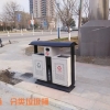 重庆垃圾桶厂家直供可回收垃圾箱 铁板果皮箱 市政标配