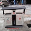 重庆垃圾桶厂家直供免费设计果皮箱 钢板垃圾桶 库存现货