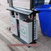 重庆垃圾桶厂家直供冲孔果皮箱 户外垃圾箱 物流发货