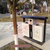 重庆垃圾桶厂家直供带烟灰缸垃圾桶 多功能垃圾桶 质量第一