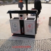 重庆垃圾桶厂家直供冲孔垃圾箱 钢制垃圾桶 库存充足