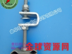 OPGW光缆塔用引下线夹  金属型塔用引下夹具图1