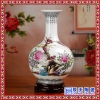 景德镇陶瓷花瓶摆件现代简约家居装饰粉彩花瓶