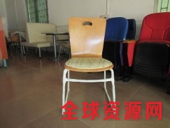 优质店皮垫餐厅弯木餐椅广东鸿美佳厂家批发价格供应图2