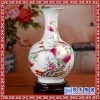 景德镇粉彩陶瓷中式花鸟现代家居装饰品工艺品花瓶