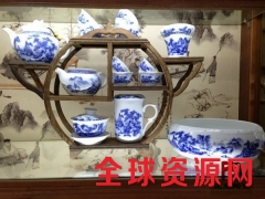 景德镇手绘高档家用茶具,青花瓷茶具茶杯品茗杯茶具定做图2