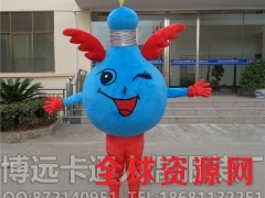 来图定做卡通人偶服装可动人偶葱宝广告道具图2