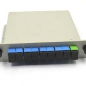 1分8SC UPC SM 插片式光分路器 光纤跳线尾纤