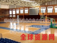 体育馆运动木地板的价格与厚度有关——冠奥通体育图1