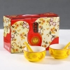 中国风手绘陶瓷寿碗碗套装特色饭碗复古陶瓷寿碗