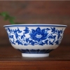 高档陶瓷寿碗 韩式碗礼品碗陶瓷饭碗汤碗手绘寿碗