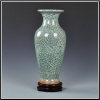 陶瓷厂家批发中国红陶瓷花瓶工艺品 青花釉里红花瓶