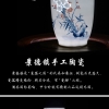 优质手工半刀泥玲珑彩 手绘收藏陶瓷花瓶 高档瓷都光照骨瓷花瓶