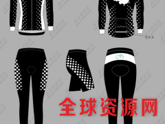 厂家批发新款户外骑行服套装 运动贴身吸湿排汗骑车服骑行服套装图3