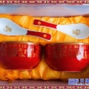 景德镇高白瓷碗套装仿古骨瓷饭碗中式寿碗定制