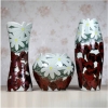 景德镇供应简约三件套陶瓷花瓶花插 家居装饰品摆件工艺品