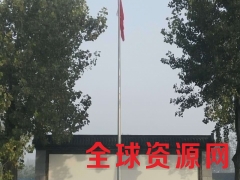 莱芜迎金学校电动旗杆结构改善和选材护理图1