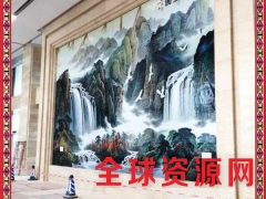 大型瓷砖壁画 雕刻花纹装饰墙 陶瓷背景墙 仿古砖 瓷艺画图3