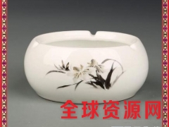 景德镇青花玲珑陶瓷烟灰缸创意家用客厅办公室个性男士简约中国风图3