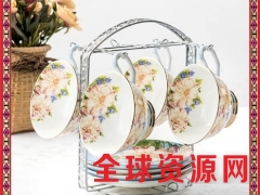 欧式陶瓷咖啡茶具创意客厅摆件现代简约下午茶茶具茶壶茶杯套装图3