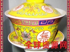 青花手绘白瓷盖碗茶杯陶瓷功夫茶具三才泡茶碗敬茶杯小鱼手抓盖碗图2