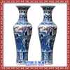山水人物花开富贵落地瓷瓶1米-1.8米青花瓷器家居装饰摆件