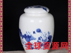 陶瓷储物罐铁观音存茶罐中大号可装散茶美人瓶型罐图2