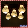 景德镇客厅餐厅灯实木艺中式灯具仿古灯饰陶瓷大厅灯