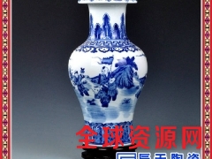 景德镇陶瓷青花瓷花瓶酒柜书房办公室装饰工艺品客厅摆件图3