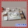 创意陶瓷盘纯白西餐盘家用菜盘汤盘饭盘酒店餐具