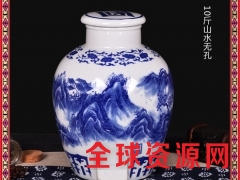 10斤装景德镇陶瓷酒壶酒坛 创意家用酒具仿古酒坛图2