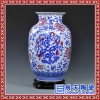 景德镇陶瓷古典影青瓷豆青釉花瓶工艺品客厅摆件家居装饰品瓷瓶