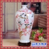 景德镇厂家定制手绘粉彩瓷富贵图陶瓷花瓶粉彩陶瓷赏瓶