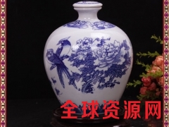 景德镇陶瓷酒瓶青花酒坛密封罐酒坛子家用酒壶批发酒具图2