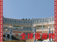 陶瓷灯柱 景德镇景观照明灯柱供应厂家 摆设青花手绘灯柱图2