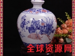 景德镇陶瓷酒瓶青花酒坛子10斤20斤50斤装密封空酒缸图3