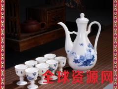 创意酒具套装仿古分酒器中式分酒壶陶瓷青花瓷酒具酒杯图1