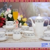 厂家定制欧式咖啡杯碟咖啡具陶瓷下午茶具乔迁婚庆礼品礼盒装