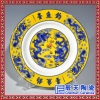 厂家定制工艺品摆件青花瓷家居大号客厅酒店公司屏风装饰盘