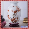 陶瓷粉彩花瓶大号中式客厅插花艺术装饰品餐桌面摆件