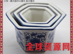 陶瓷花盆陶瓷加厚带托盘彩色花盆陶瓷绿植圆形桌面花盆图3