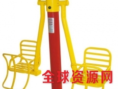 室外体育器材儿童双人秋千加工生产厂家图1