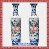 落地大花瓶 墨彩锦绣山河 客厅摆件 1米1.2米鱼尾瓶