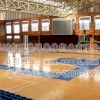 深圳龙岗世界大学生运动会篮球,羽毛球赛场运动木地板安装项目