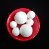 厂家直销30mm高纯微晶氧化铝球 研磨球 陶瓷球 高铝球