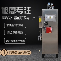 燃油蒸汽锅炉商用节能小型不锈钢反应釜柴油蒸气发生器全自动
