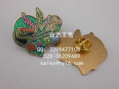 印刷滴胶徽章，公司企业徽章，集团胸牌制作图2
